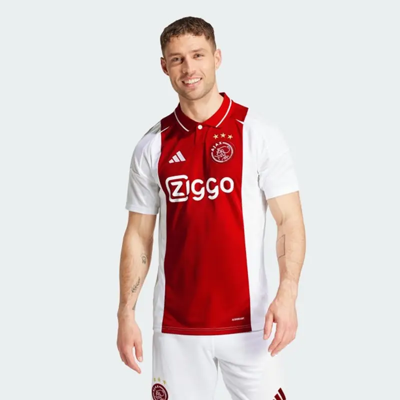 Adidas Ajax Amsterdam 24/25 Home male Maglie/Repliche - Bianco - Poly Mesh - Foot Locker