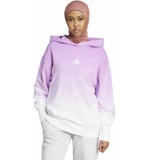 All Szn Dip-Dy W - felpa con cappuccio - donna Light Purple