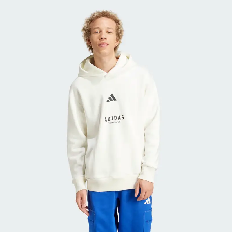 ALL SZN Fleece Graphic Hoodie Off White