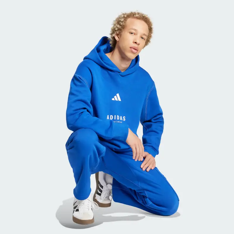 ALL SZN Fleece Graphic Hoodie Royal Blue miniatura 3