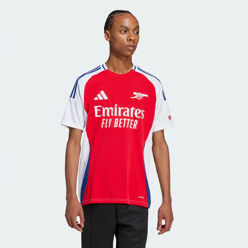 Adidas Arsenal 24/25 Home male Maglie/Repliche - Rosso - Tela di cotone - Foot Locker