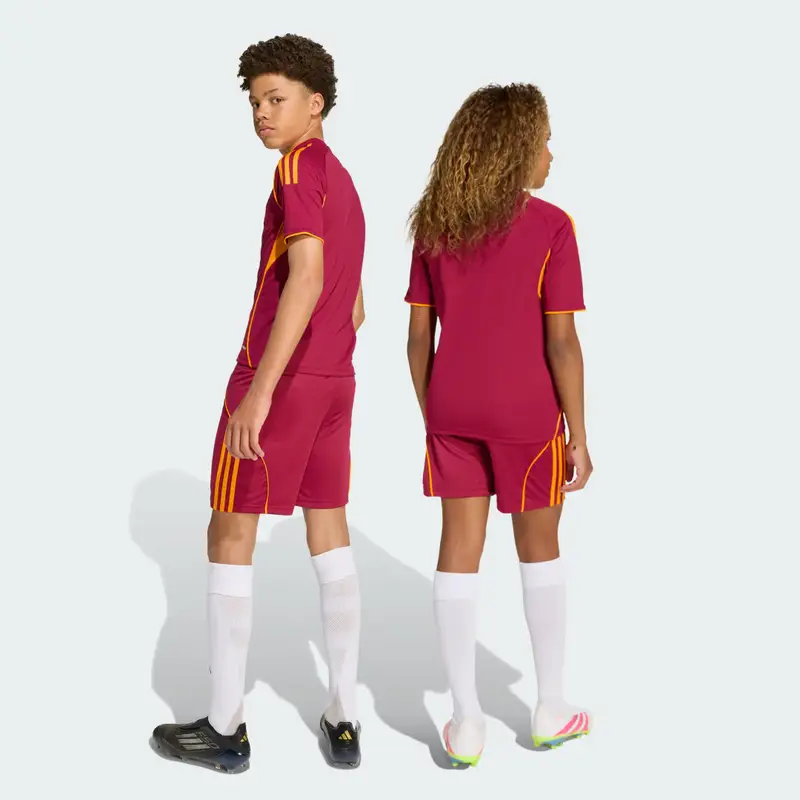 AS Roma 25/26 Home Short Bambini Legacy Burgundy miniatura 3