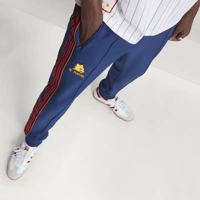 AS Roma Terrace Icons Track Pants Dark Blue