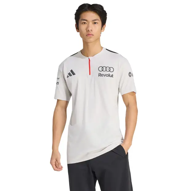 Audi F1 Short Sleeve Polo Shirt Uomo - Magliette Bianco White
