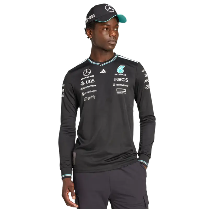 Adidas Authentic male Maglie/Repliche - Nero - Poly Mesh - Foot Locker