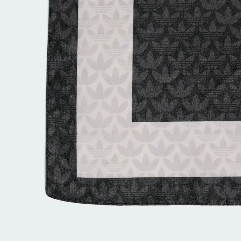 Bandana Trefoil Monogram Black miniatura 2