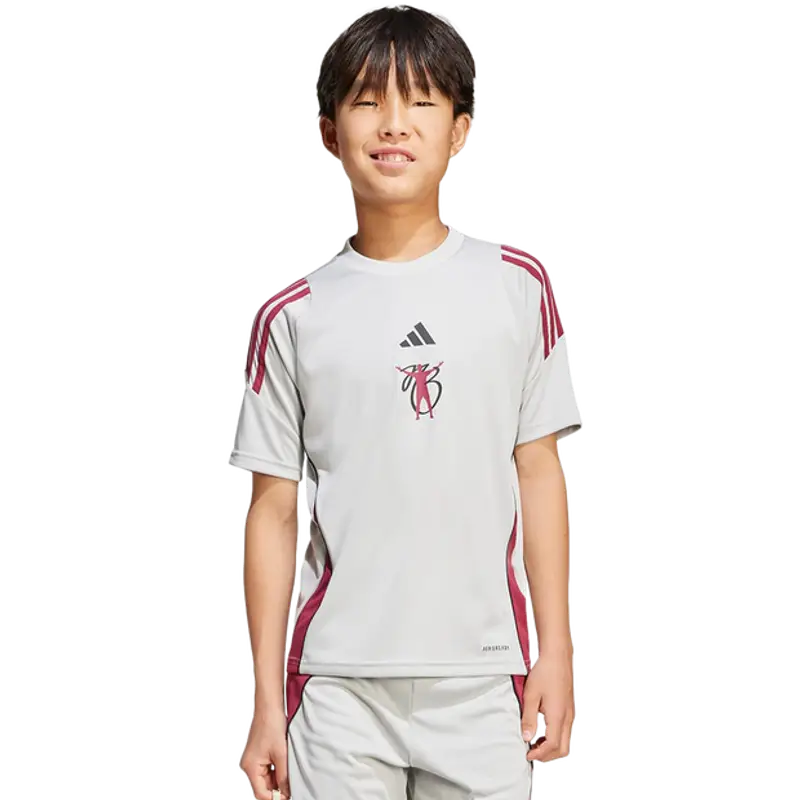 Adidas Bellingham Tiro unisex Magliette - Grigio - Poly Jersey - Foot Locker