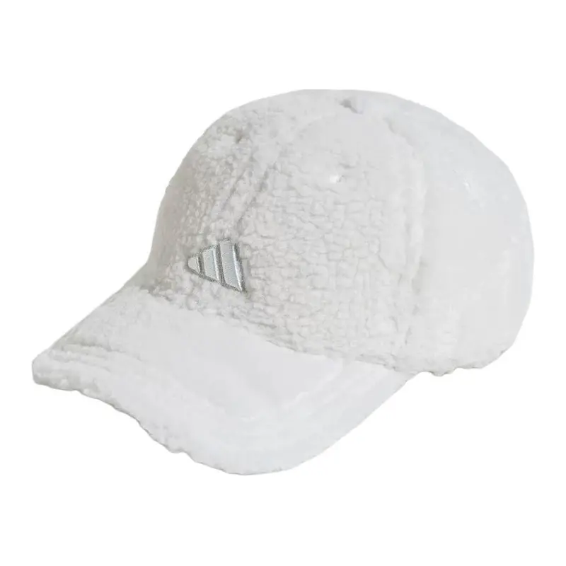 Berretti da baseball in pile di poliestere riciclato Adidas Unisex Bianco/Marrone Adidas 2024Q4-RF050 OSFM bianco