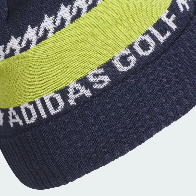 Berretto COLD.RDY a 3 Strisce con Pon Pon Collegiate Navy miniatura 2