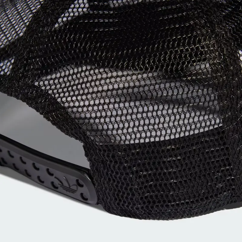 BERRETTO TRUCKER IN MESH CON PERLINE Black miniatura 4