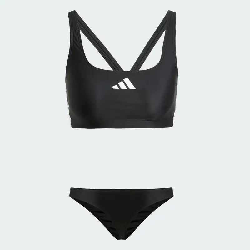 Bikini 3-Stripes V-Back Black miniatura 4