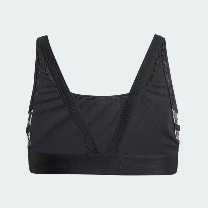 Bikini 3-Stripes V-Back Junior Black miniatura 3