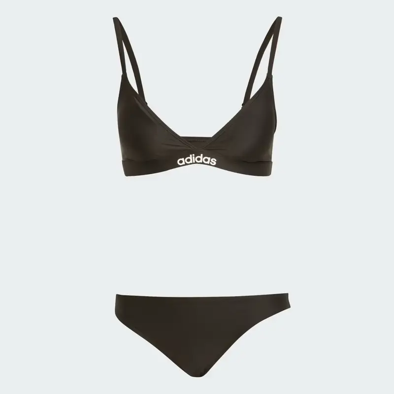 Bikini con spalline a triangolo 2 in 1 Black miniatura 4