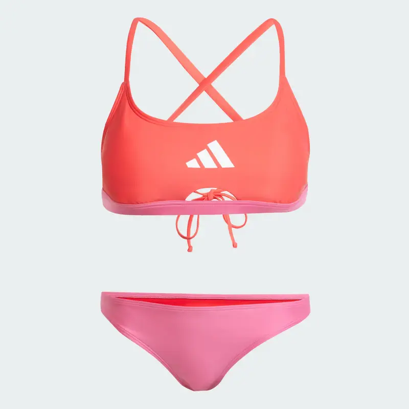 Bikini Padded Colorblock X-Back Pulse Magenta miniatura 4