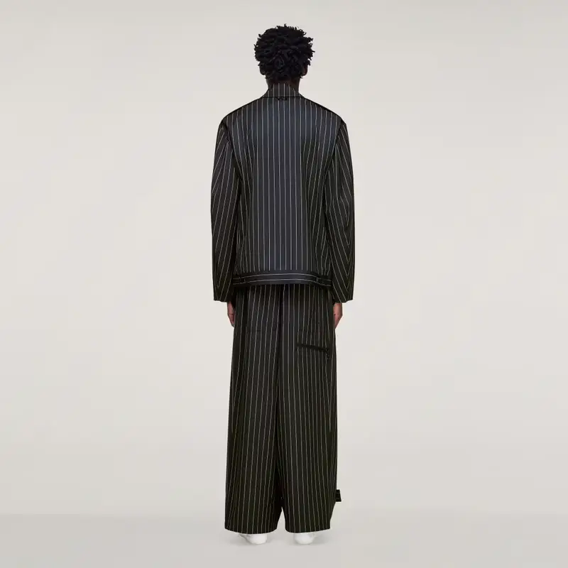 BLOUSON Y-3 UT RIFINITO IN LANA Black miniatura 3