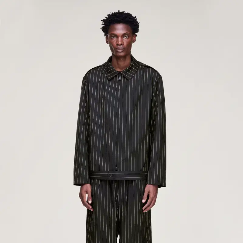 BLOUSON Y-3 UT RIFINITO IN LANA Black