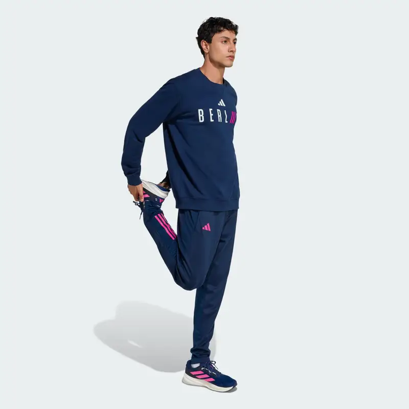 BMW Maratona di Berlino 2025 CREW SWEAT Uomo Collegiate Navy miniatura 3