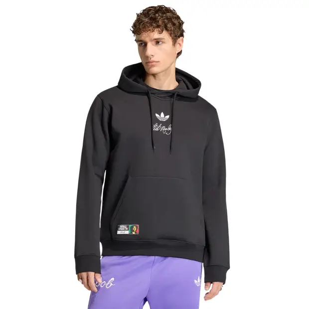 Bob Marley Originals Hoodie Uomo - Felpe con cappuccio Nero - di cotone Black