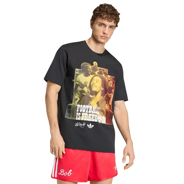 Bob Marley Originals T-shirt Uomo - Magliette Nero - di cotone Black