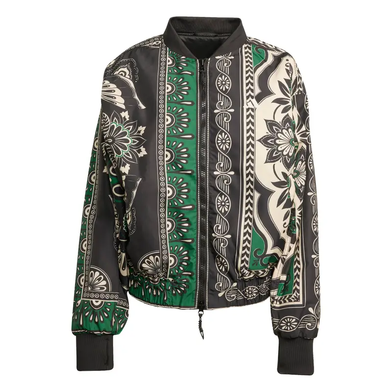 Bomber da donna adidas x Farm Varsity Noir