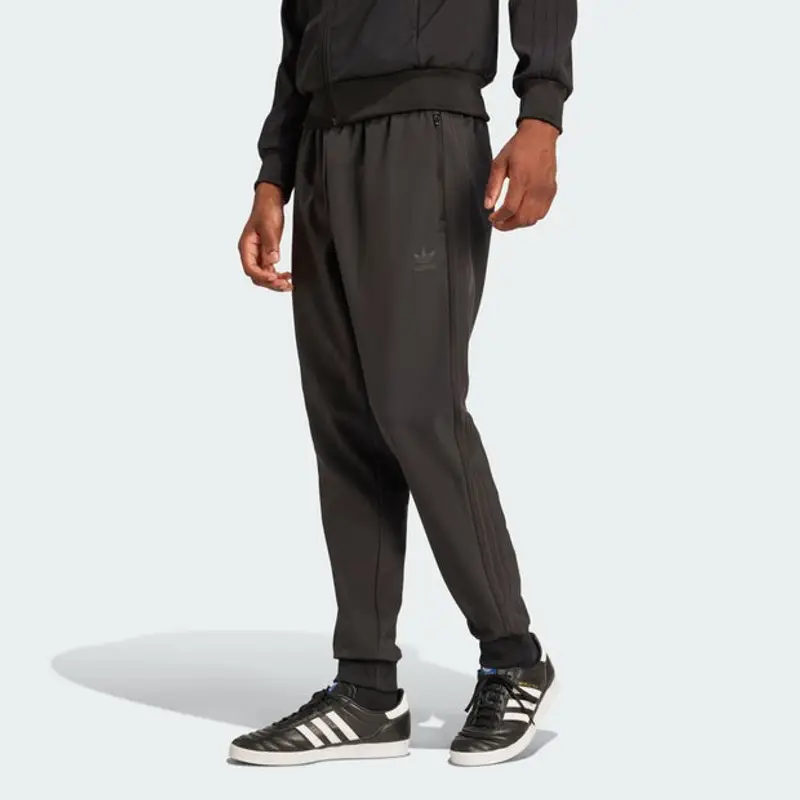 Adidas Bonded Sst Track male Pantaloni - Nero - Poly Mesh - Foot Locker