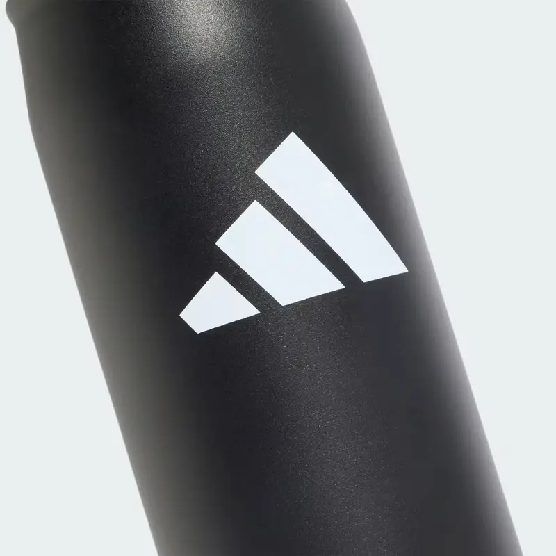 Borraccia metallica con cannuccia da 0, 6 litri Black miniatura 3