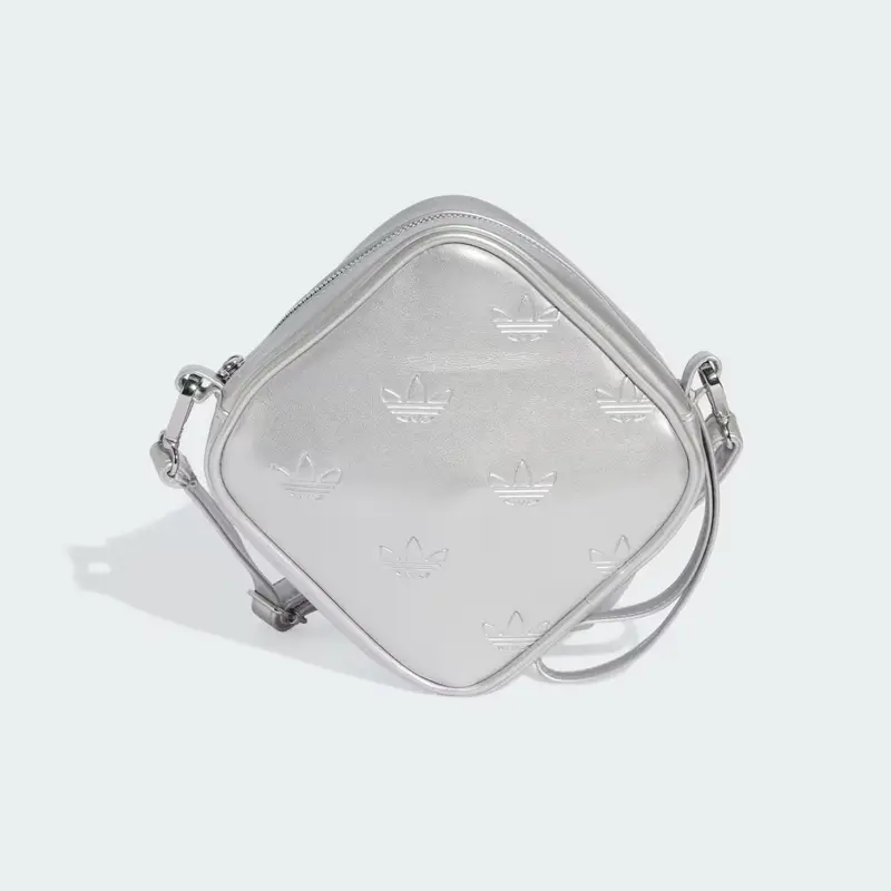 Borsa Adicolor Diamond Shaped Silver Metallic miniatura 2