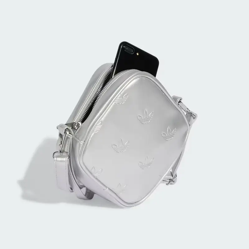 Borsa Adicolor Diamond Shaped Silver Metallic miniatura 4