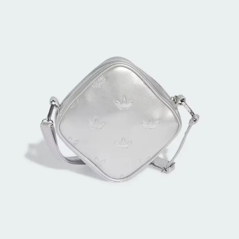 Borsa Adicolor Diamond Shaped Silver Metallic