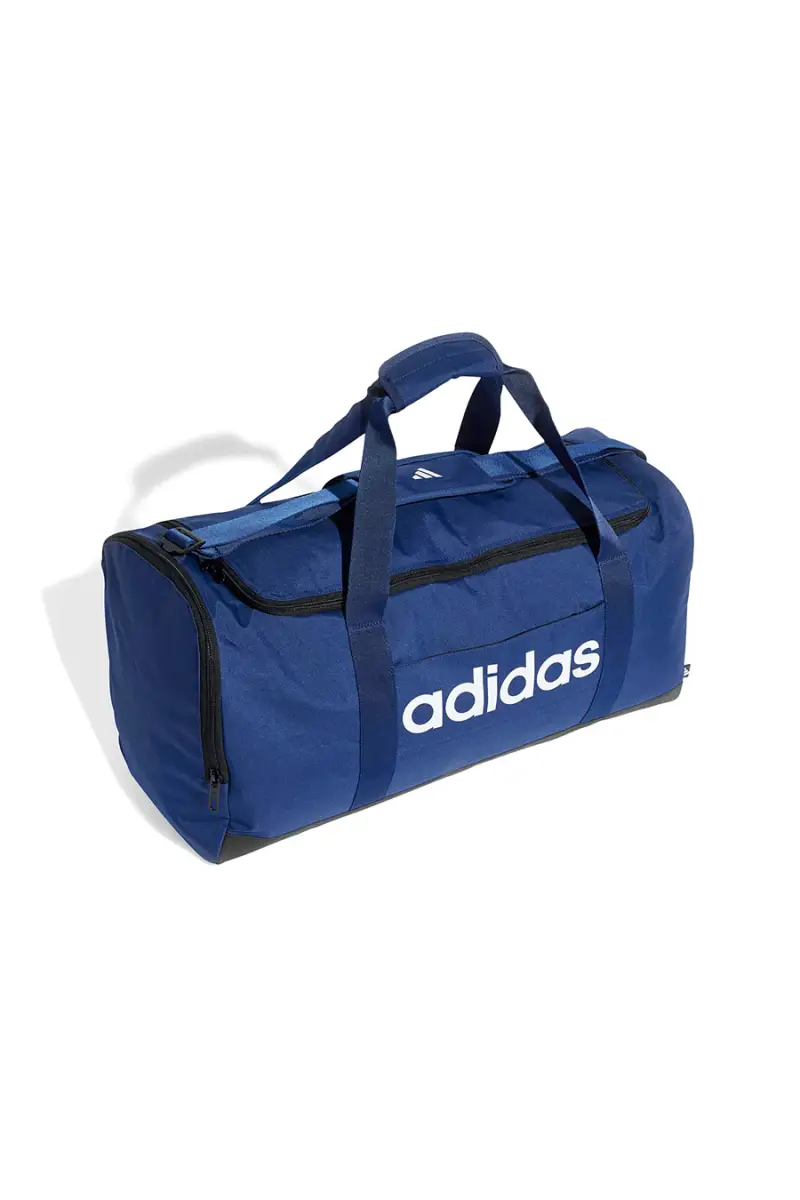 Borsa blu con manici rinforzati e logo bianco Adidas IN6116 [BLUE] miniatura 2