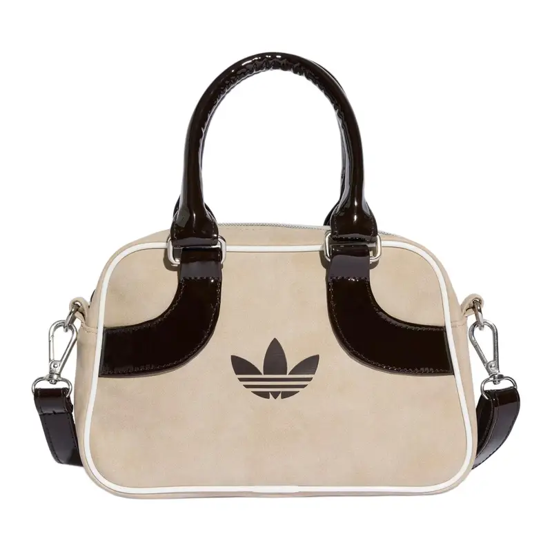 Borsa da Bowling in Poliuretano Adidas Originals, Borsa a Mano Mini da Donna Marrone Adidas JV7870 marrone