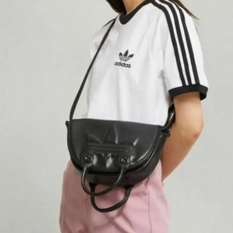 Borse a mano monospalla in poliuretano Adidas Regolari da donna Nere Adidas IT7378 nero miniatura 5