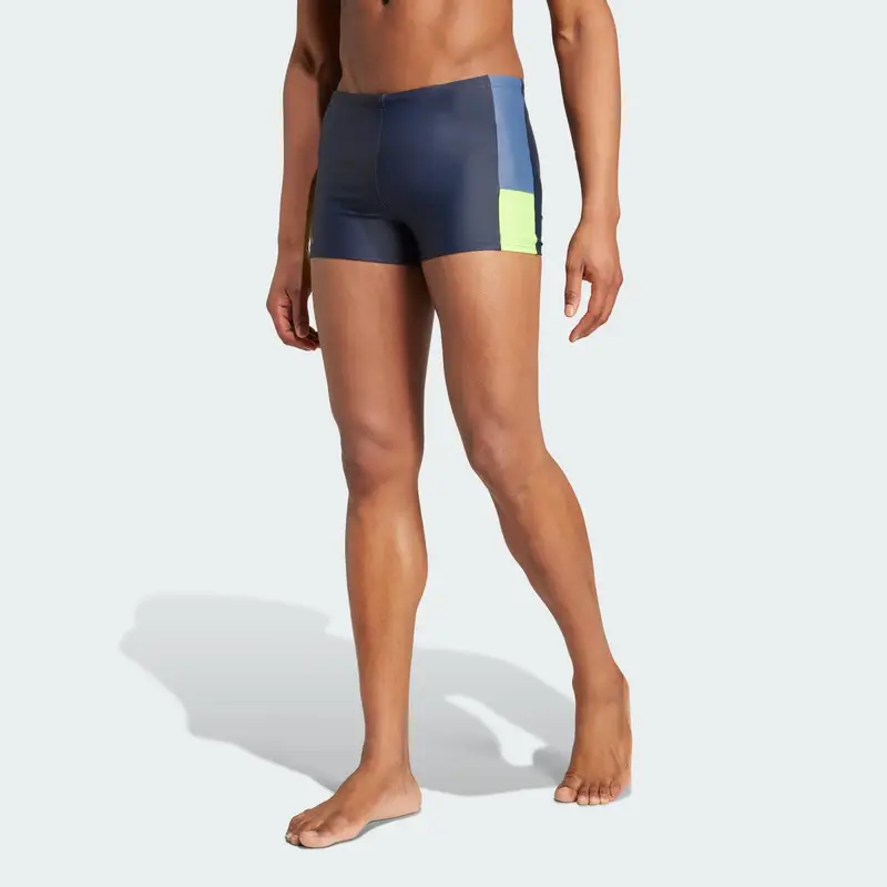 Boxer da nuoto Colorblock | Adidas Blu petrolio