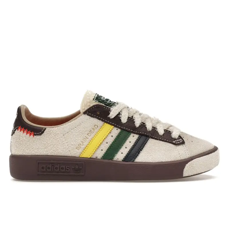 Brain Dead x adidas Forest Hills Bianco Crema Sneakers da Uomo Pantone Rosso Notte JR7943 38⅔