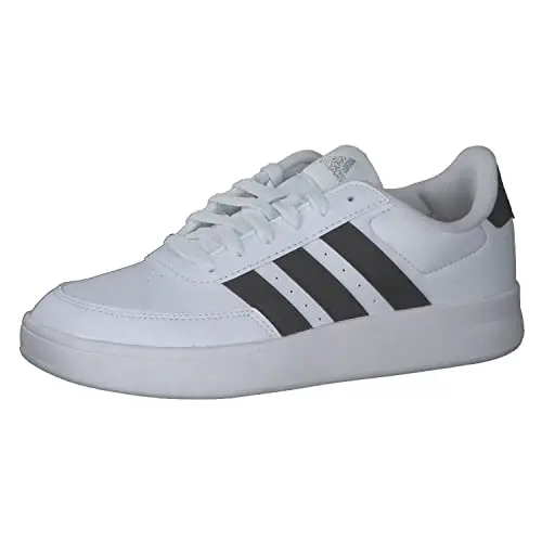 adidas Breaknet 2.0 Shoes, Scarpe Donna, Cloud White/Core Black/Silver Met, 38 2/3 EU