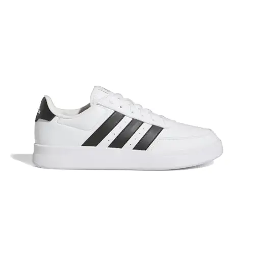 adidas Breaknet 2.0 Shoes, Scarpe Donna, Cloud White/Core Black/Silver Met, 38 2/3 EU miniatura 3