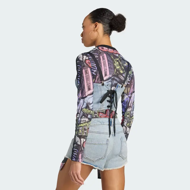 Bustino adidas X Jeremy Scott Pride Denim Indigo Denim miniatura 2