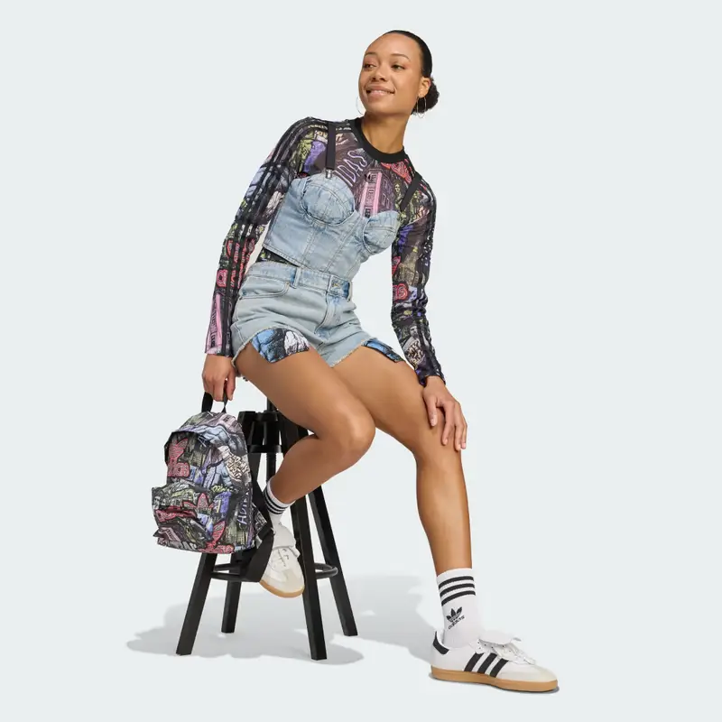 Bustino adidas X Jeremy Scott Pride Denim Indigo Denim miniatura 3