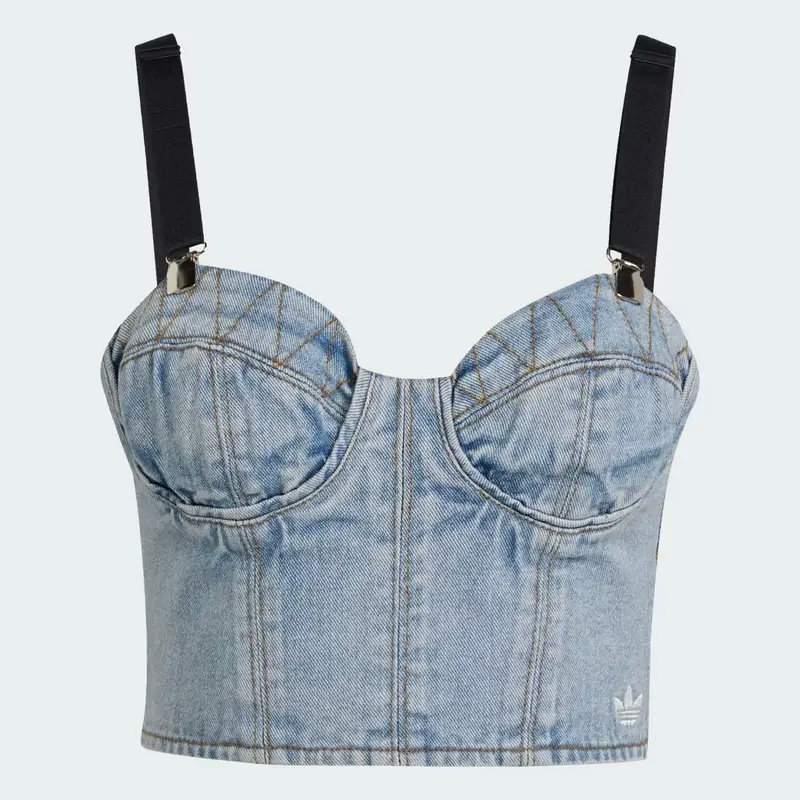 Bustino adidas X Jeremy Scott Pride Denim Indigo Denim miniatura 4