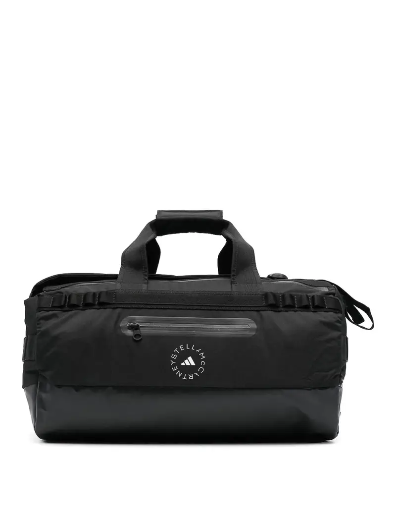 Borsa Con Stampa Logo 24/7 X Stella Mccartney Nero