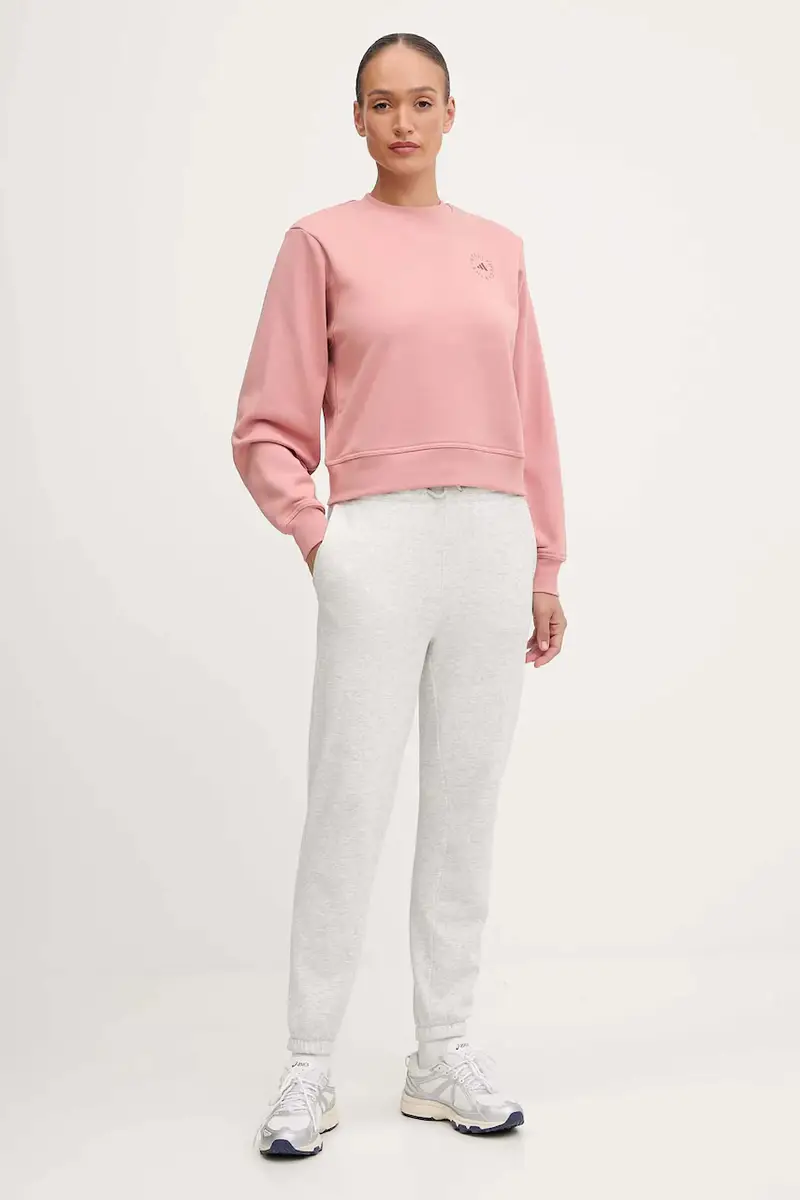 felpa in cotone donna colore arancione JX6784 miniatura 2