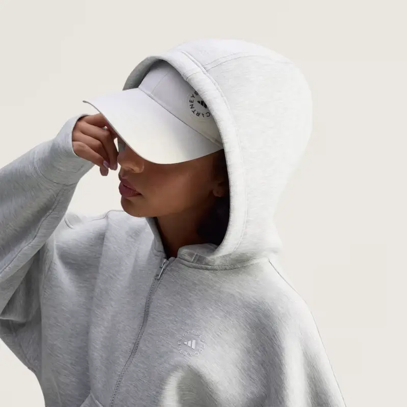 By Stella McCartney Felpa Scuba Medium Grey Heather miniatura 4