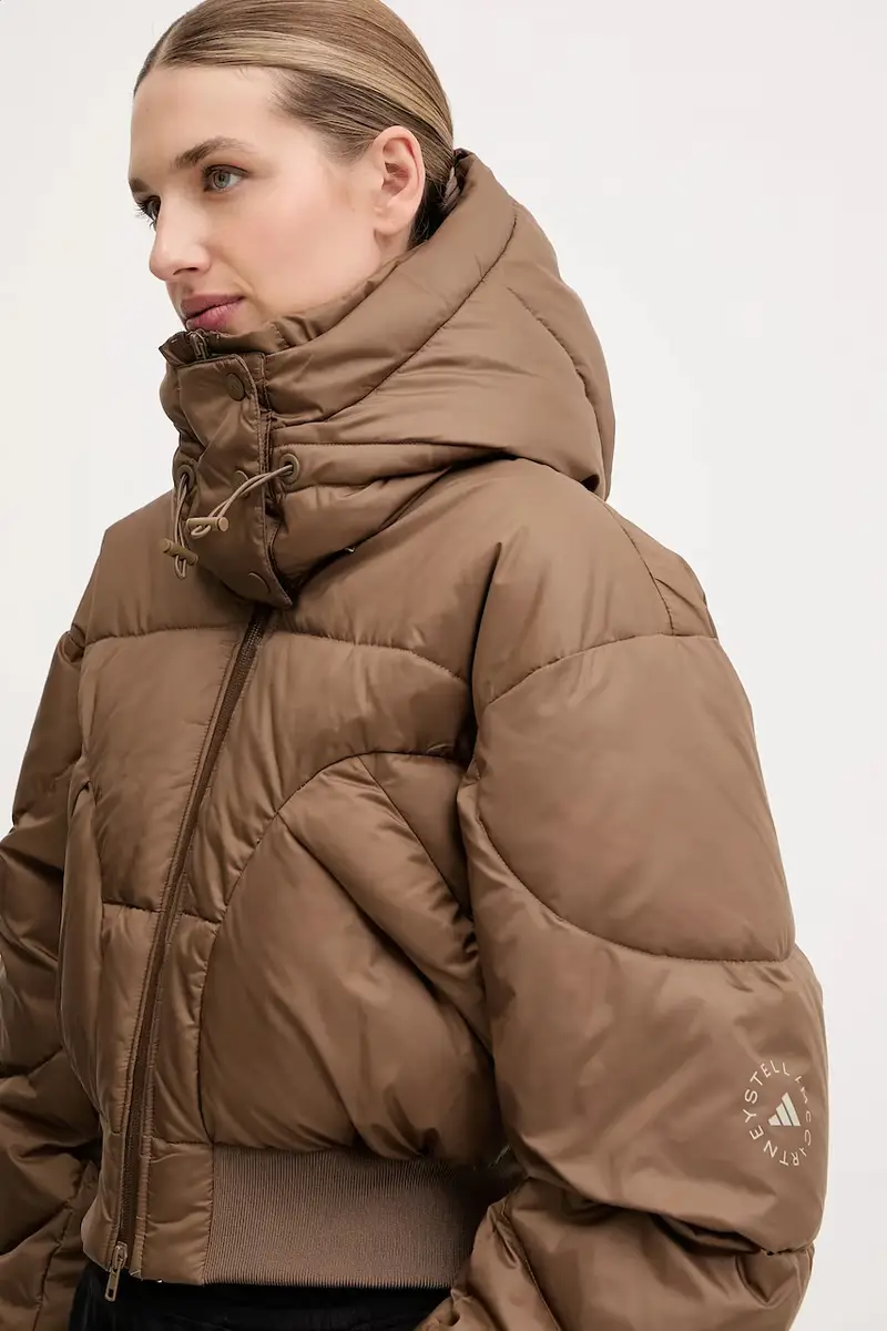 giacca ASMC Crop colore marrone JM3652 miniatura 4