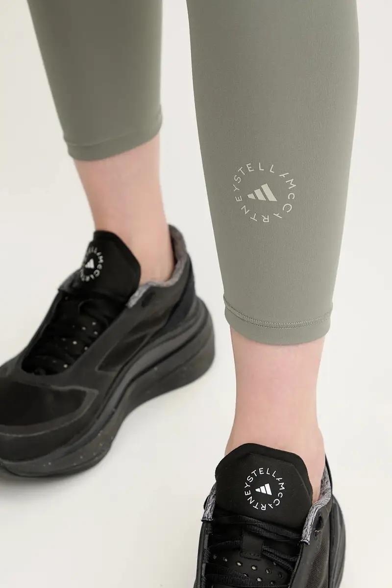 Adidas By Stella Mccartney Leggings Donna Verde 3670103 miniatura 4