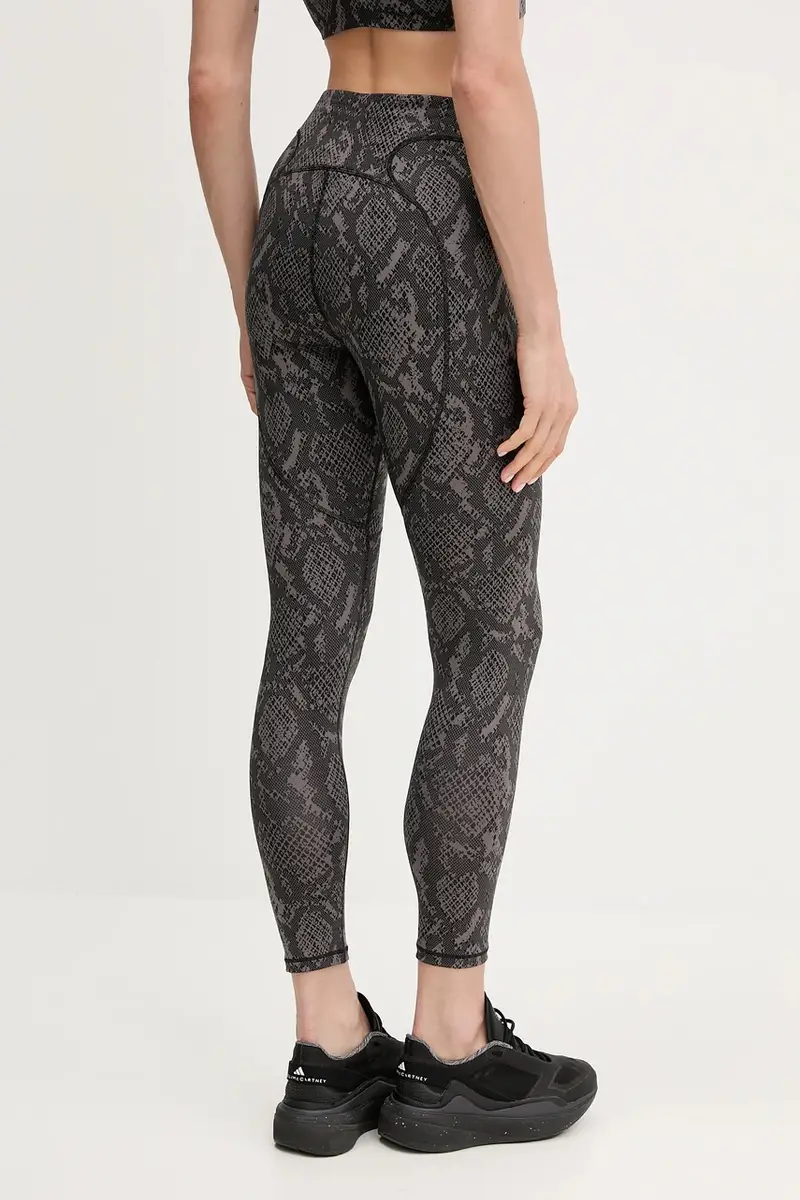 Adidas By Stella Mccartney Leggings Donna Grigio 3610110 miniatura 3