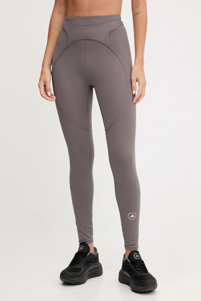 Adidas By Stella Mccartney Leggings Donna Marrone 3618769