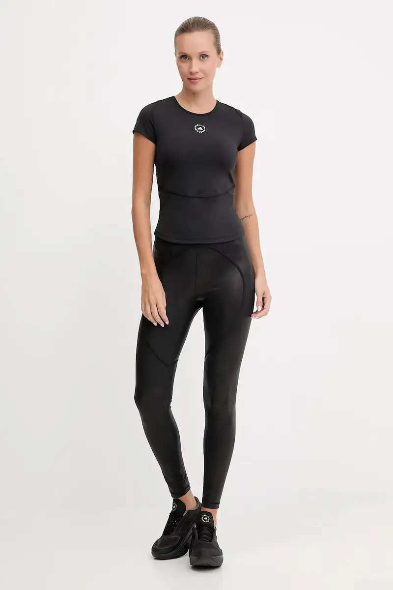 Adidas By Stella Mccartney Leggings Donna Nero 3640882 miniatura 2