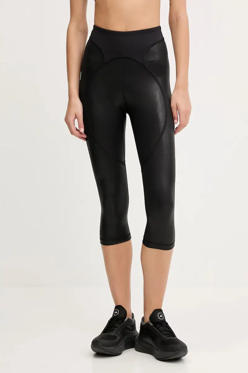 Adidas By Stella Mccartney Leggings Donna Nero 3647175
