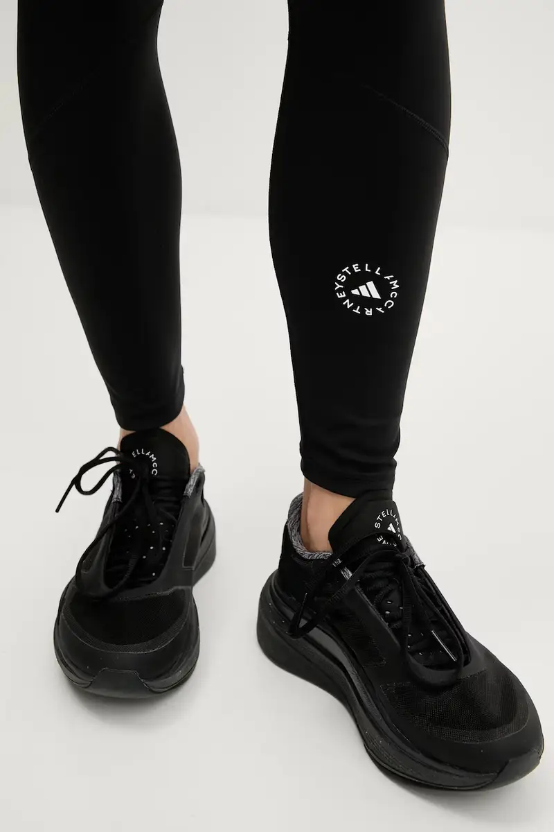 Adidas By Stella Mccartney Leggings Donna Nero 3639511 miniatura 4