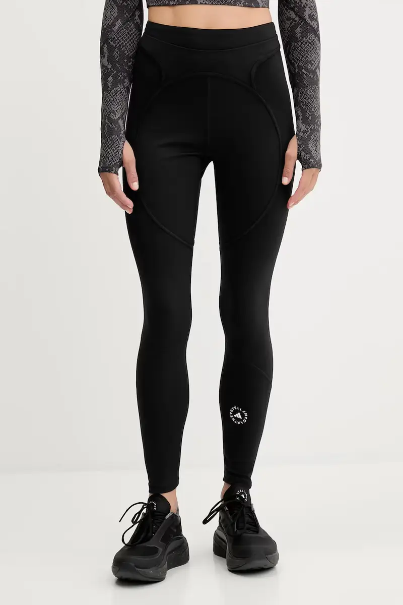 Adidas By Stella Mccartney Leggings Donna Nero 3639511